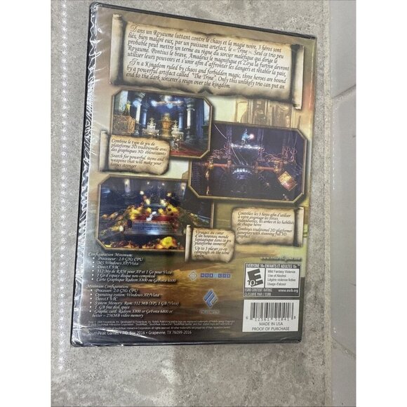 Trine PC DVD Game. French. Brand new sealed - Picture 7 of 7